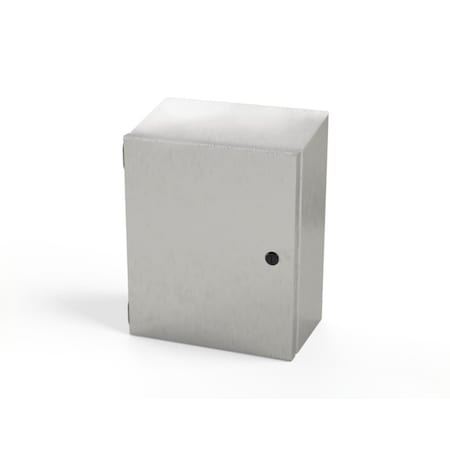 Saginaw Control & Engineering 1/4 Turn Latch Electrical Enclosures, 12 in H, 6 in D, 10 in W, NEMA 3R, 4, 4X, 12, 13 SCE-1210ELJSSST